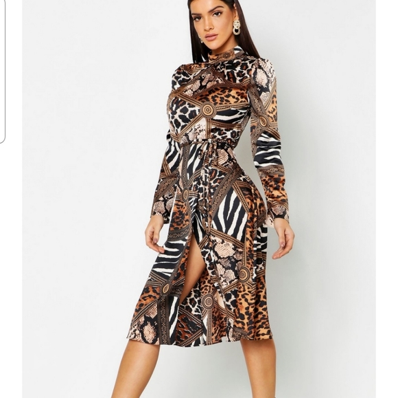 boohoo animal print